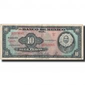 Billet, Mexique, 10 Pesos, 1954, 1954-09-08, KM:58b, TTB