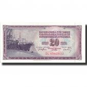 Billet, Yougoslavie, 20 Dinara, 1974, 1974-12-19, KM:85, SUP