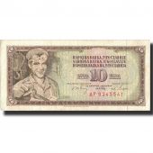 Banknote, Yugoslavia, 10 Dinara, 1968, 1968-05-01, KM:82a, AU(50-53)