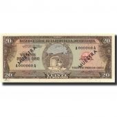 Billet, Dominican Republic, 20 Pesos Oro, undated (1964-74), Specimen, KM:102s2