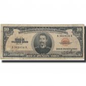 Billet, Dominican Republic, 10 Pesos Oro, Undated (1962), KM:93a, TTB+