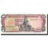 Billet, Dominican Republic, 50 Pesos Oro, 1978, 1978, Specimen, KM:121s1, NEUF