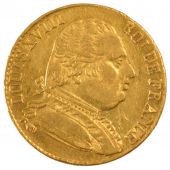 Louis XVIII, 20 Francs gold with dressed bust
