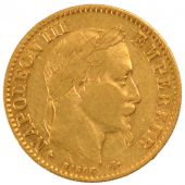 Second Empire, 10 Francs gold Napolon III with laureate head