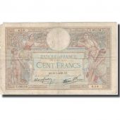 France, 100 Francs, 50 F 1927-1934 Luc Olivier Merson, 1939, 1939-04-13, B+