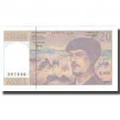 France, 20 Francs, 20 F 1980-1997 Debussy, 1997, 1997, SUP, Fayette:66ter.2