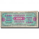 France, 50 Francs, 1944, 1944, TB, Fayette:19.1, KM:117a