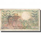 Banknote, Madagascar, 1000 Francs = 200 Ariary, 1966, 1966, KM:59a, VF(30-35)