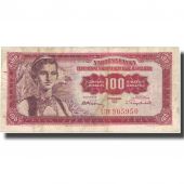Billet, Yougoslavie, 100 Dinara, 1955, 1955-05-01, KM:69, TB+