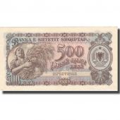 Billet, Albania, 500 Lek, 1949, 1949, KM:27, SUP