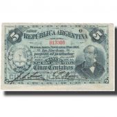 Banknote, Argentina, 5 Centavos, 1890, 1890-08-21, KM:209, VF(30-35)