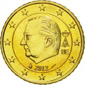 Belgium, 50 Euro Cent, 2012, MS(65-70), Brass, KM:279
