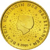 Pays-Bas, 50 Euro Cent, 2005, FDC, Laiton, KM:239