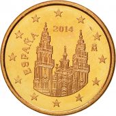 Espagne, 5 Euro Cent, 2014, FDC, Copper Plated Steel