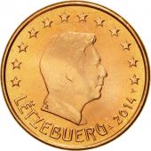 Luxembourg, 5 Euro Cent, 2014, FDC, Copper Plated Steel