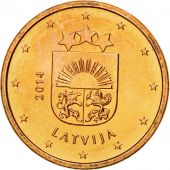 Latvia, Euro Cent, 2014, FDC, Copper Plated Steel, KM:150