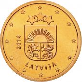 Latvia, 2 Euro Cent, 2014, FDC, Copper Plated Steel, KM:151