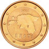 Estonia, 2 Euro Cent, 2011, SPL, Copper Plated Steel, KM:62