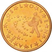 Slovnie, 5 Euro Cent, 2007, SPL, Copper Plated Steel, KM:70