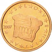 Slovnie, 2 Euro Cent, 2007, SPL, Copper Plated Steel, KM:69