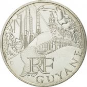France, 10 Euro, Guyane, 2011, SPL, Argent, KM:1736