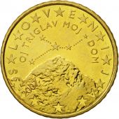 Slovnie, 50 Euro Cent, 2007, SPL, Laiton, KM:73