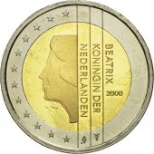 Netherlands, 2 Euro, 2000, MS(65-70), Bi-Metallic, KM:241
