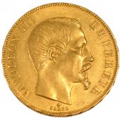Second Empire, 50 Francs or Napoleon III naked head