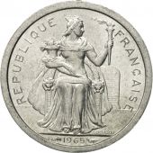 Coin, French Polynesia, 50 Centimes, 1965, MS(60-62), Aluminum, KM:1