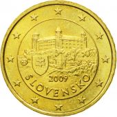 Slovaquie, 50 Euro Cent, 2009, SUP+, Laiton, KM:100