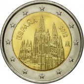 Spain, 2 Euro, burgos cathedral, 2012, MS(60-62), Bi-Metallic, KM:1254