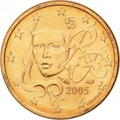 France, Euro Cent, 2005, SPL, Copper Plated Steel, KM:1282