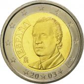 Spain, 2 Euro, 2003, MS(63), Bi-Metallic, KM:1047