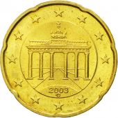 Rpublique fdrale allemande, 20 Euro Cent, 2003, SPL, Laiton, KM:211