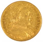 Louis XVIII, 20 Francs or buste habill