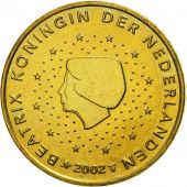 Pays-Bas, 50 Euro Cent, 2002, SPL, Laiton, KM:239