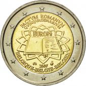 Belgique, 2 Euro, Trait de Rome 50 ans, 2007, SUP+, Bi-Metallic, KM:247