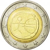 Portugal, 2 Euro, european monetary union 10 th anniversary, 2009, MS(63)