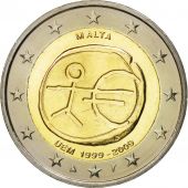 Malte, 2 Euro, european monetary union 10 th anniversary, 2009, SPL