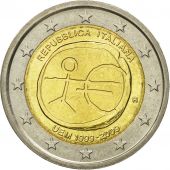 Italy, 2 Euro, european monetary union 10 th anniversary, 2009, AU(50-53)