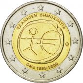 Greece, 2 Euro, european monetary union 10 th anniversary, 2009, MS(63)