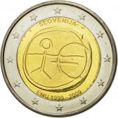 Slovenia, 2 Euro, european monetary union 10 th anniversary, 2009, MS(63)