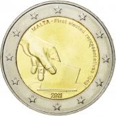 Malte, 2 Euro, First Elected Representatives of 1849, 2011, SUP+, Bi-Metallic