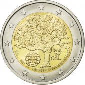 Portugal, 2 Euro, European Union President, 2007, AU(55-58), Bi-Metallic, KM:772