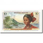 French Antilles, 10 Francs, 1964, KM:8b, NEUF