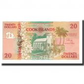 les Cook, 20 Dollars, Undated (1992), KM:9a, NEUF