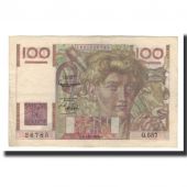 France, 100 Francs, 1953-10-01, KM:128e, TTB, Fayette:28b.3