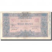 France, 1000 Francs, KM:67g, 1917-07-21, EF(40-45), Fayette:36.31