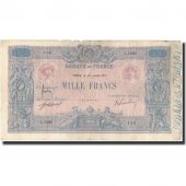 France, 1000 Francs, 1917-07-25, KM:67g, TB, Fayette:36.31