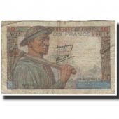 France, 10 Francs, 10 F 1941-1949 Mineur, 1942-11-26, F(12-15), Fayette:8.6